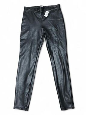Express Faux Leather Leggings Womens Small High Rise Pull On Stretch Party NEW